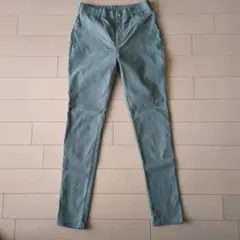 GUジーユー デニム グリーン サイズ M 股下71cm 股上26cm