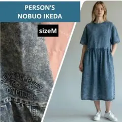 【新品タグ付】パーソンズ ノブオイケダ デニムワンピース M〜L 完売品のサムネイル