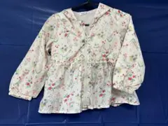 花柄フード付きジャケット　110