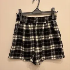 FUN レディース チェック柄 ショートパンツ フリーサイズのサムネイル
