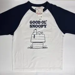 ピーナッツUT/オーバーサイズフィット Sサイズ 69 NAVY スヌーピー柄