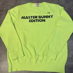 MASTER BUNNY EDITION 蛍光イエローセーター