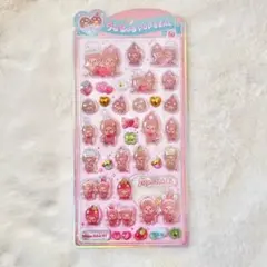 うるちゅる POP SEAL Monchhichi いちごピンク