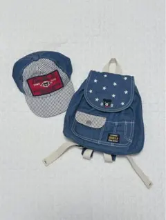 ミキハウスダブルB リュック キャップセット