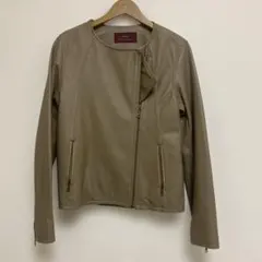 URBAN RESEARCH ベージュレザージャケットのサムネイル