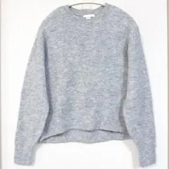 H&M ニット 【XS】 グレー 灰色 長袖 セーター クルーネック 秋 冬