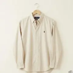 値下げ可 90s】ラルフローレン BLAKE ボタンダウンシャツ M 刺繍ロゴ