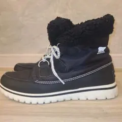 【美品】 SOREL コージーカーニバル 黒 25cm　防水　スノーブーツ
