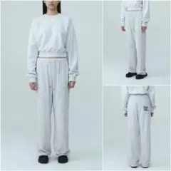 Bokanii ロゴカットソー＆リラックスパンツセット グレー - メルカリ