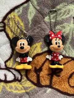 ミッキー ミニー キス ペアキーホルダー
