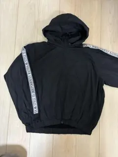 ALEXTRE RASVOA ブラックジャケット フード付き