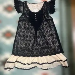 axes femme レースミニワンピース