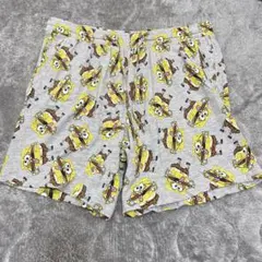 スポンジボブ ショートパンツ Lサイズ