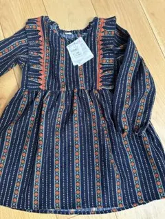 ［新品タグあり］長袖ワンピース 110cm