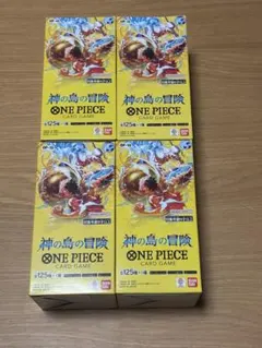 ワンピースカード 神の島の冒険　4BOX テープ付き 新品未開封
