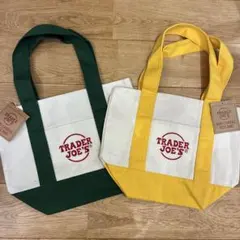 TRADER JOE'S ミニキャンバストートバッグ 2色セット