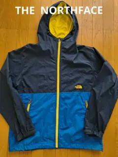 The North Face マウンテンパーカー ネイビー/ブルー/イエロー