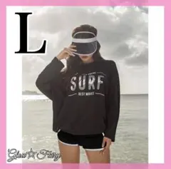 週末セール❣️【訳あり】L ラッシュガード 海外旅行 長袖 4点セット 水着 黒