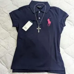 新品✨️y2k平成ギャル ラルフローレン　ビックポニー　ポロシャツ ピチT　チビ