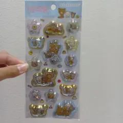 【値下げしました】リラックマ キラッとぷくぷくエアーシール