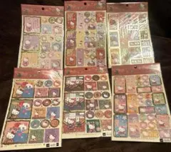 年賀シール ハローキティ 6枚セット レア 2008年