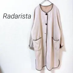 2.51 ラダリスタ ノーカラー ロングコート アウター スリット ポケット