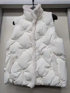 冬物　ケイスリー　オシャレかわいいデザイン　中綿キルティング　ベスト