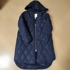 【美品】エマテイラー　Emma Taylor キルティングフードコート　36