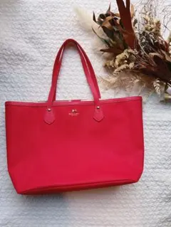 ブルーレーベル　バーバリー　トートバッグ　ピンク　クレストブレッジ