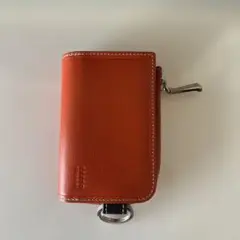 TAKEO KIKUCHI キーケース オレンジ レザーのサムネイル
