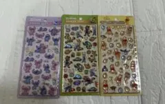 ディズニー　ボンボンドロップシール　3枚セット