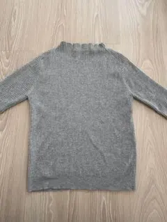 グレー長袖トップス