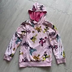 ディズニー　アディダス ミッキーマウス パーカー キッズ　130