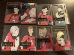 ハイキュー!!箔押しクリアカードコレクション 音駒＋大将優セット