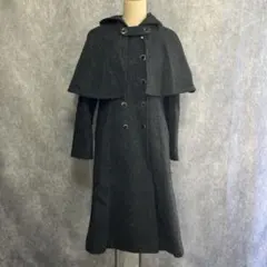 Pee Wee ロングコート　黒　Lサイズ　A3449