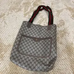 GUCCI】訳あり シェリーライン トートバック GG柄/チャーム付き - メルカリ