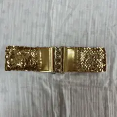 ゴールドスパンコールベルト