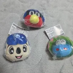 プロ野球　セリーグ　フェイスぬいぐるみ