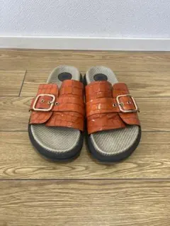 DRIES VAN NOTEN ブラウン ダブルバックルサンダル DRIES VAN NOTEN ブラウン ダブルバックルサンダル - メルカリ