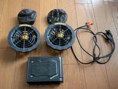 AIRCRAFT 空調服用ファンセット　22V 中古 AIRCRAFT 空調服用ファンセット 22V 中古 BURTLE 22V空調服ファン