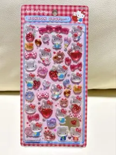 【新品・美品】ハローキティボンボンドロップシール