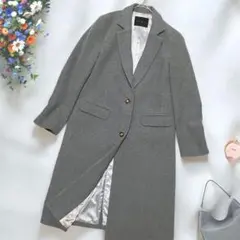 《Urban Research》 チェスターコート グレー ウール フォーマル