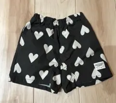 BREEZE キッズ ハーフパンツ ハート柄 110cm