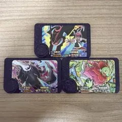 ポケモンフレンダ　レックウザ+ダークライ+メガニウムの３枚セット