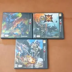 モンスターハンタークロス、4G、3Gの3点セット