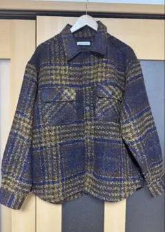 FREAK'S STORE ポリツイード　CPOチェックシャツ　ジャケット　L