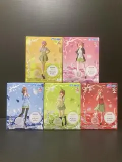五等分の花嫁 Luminasta プライズフィギュア 5種セット 美少女系