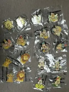 東京ディズニーリゾート　チャーム・ピンバッジセット　ミッキー　ミニー　デールなど