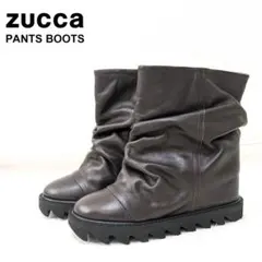 新品未使用品　2022AW ZUCCa ズッカ パンツブーツ ブラウン