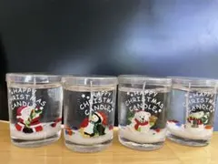 クリスマスキャンドル 4個セット